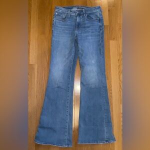 American Eagle Low Rise Flare Jeans Women 6 Tall